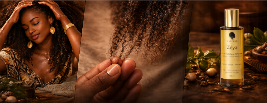 Rituel capillaire Kanfura avec La Zéya Oil